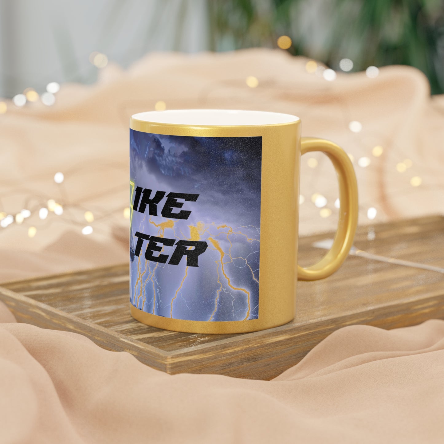 Metallic Mug — 'By Like Juater Logo mug