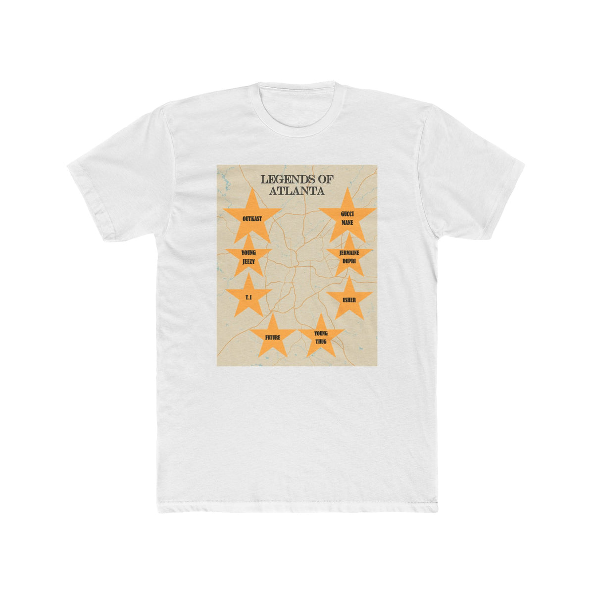 Legends of Atlanta Unisex Cotton Crew Tee - Celebrate Atlanta's Iconic Figures
