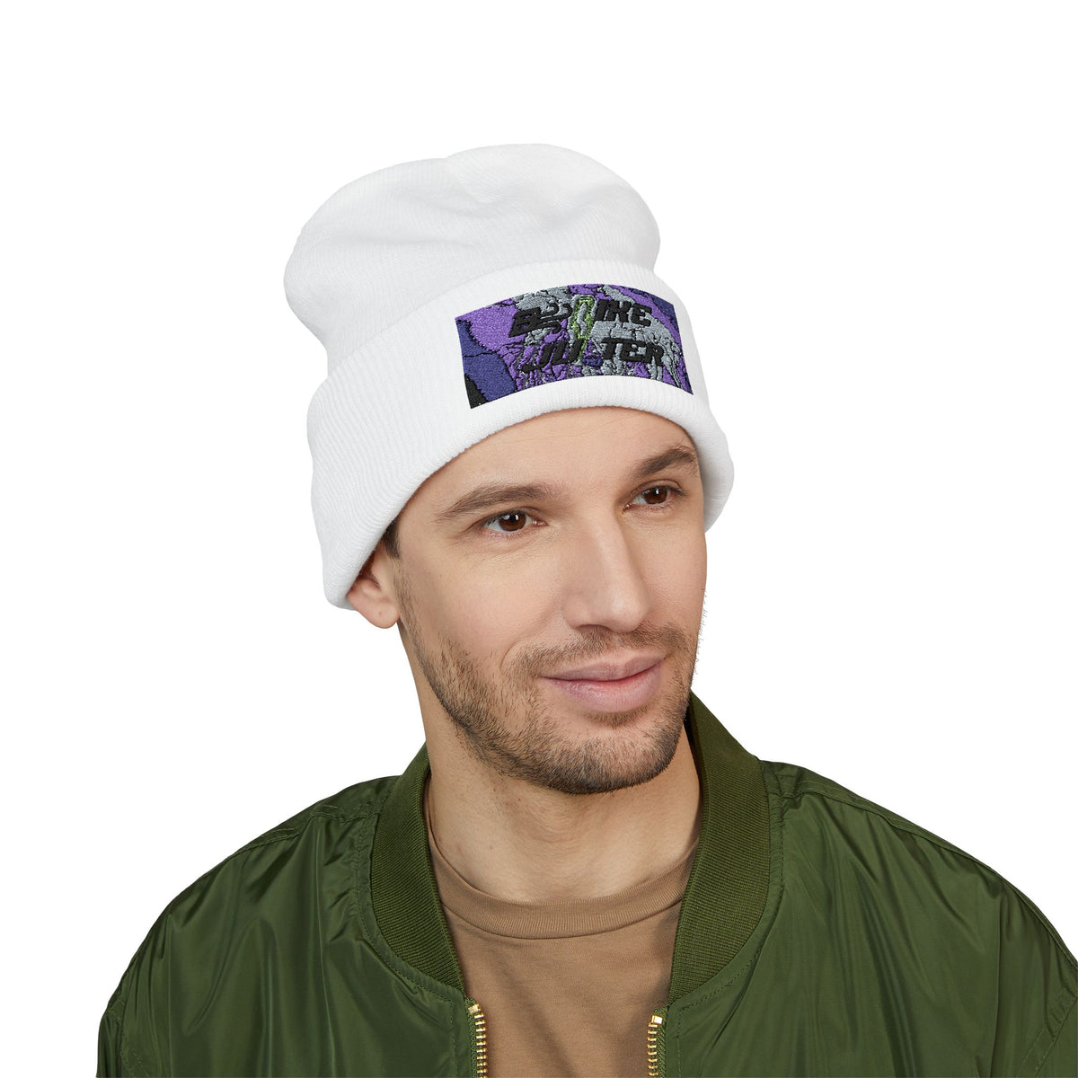 Embroidered Classic Cuffed Beanie - Cozy Streetwear Hat for All Seasons