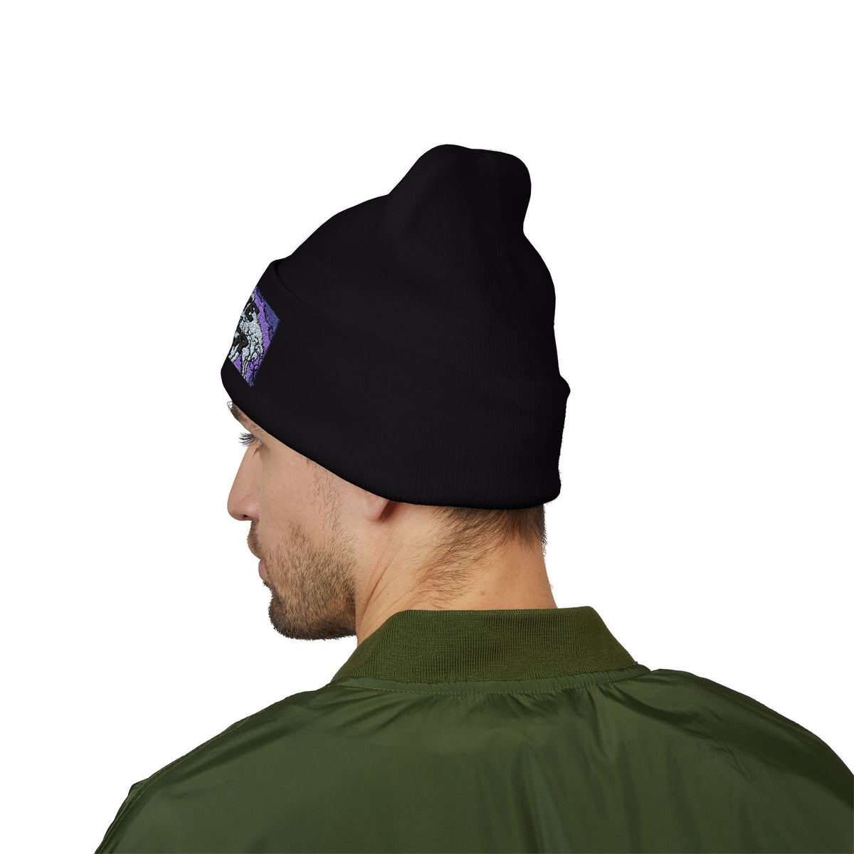 Embroidered Classic Cuffed Beanie - Cozy Streetwear Hat for All Seasons