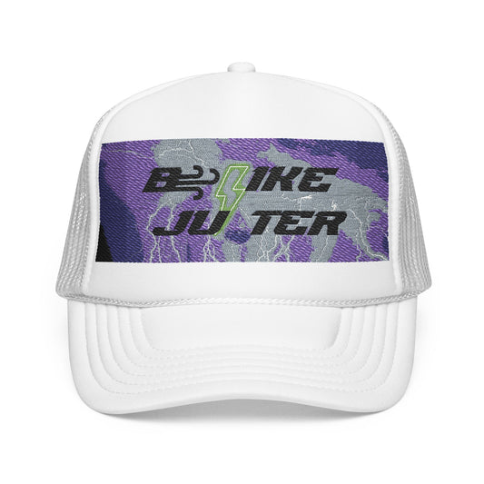 Foam Trucker BE LIKE JUATER Hat - Embroidered Cap for Trendsetters, Streetwear, Birthday Gift, Festival Fashion