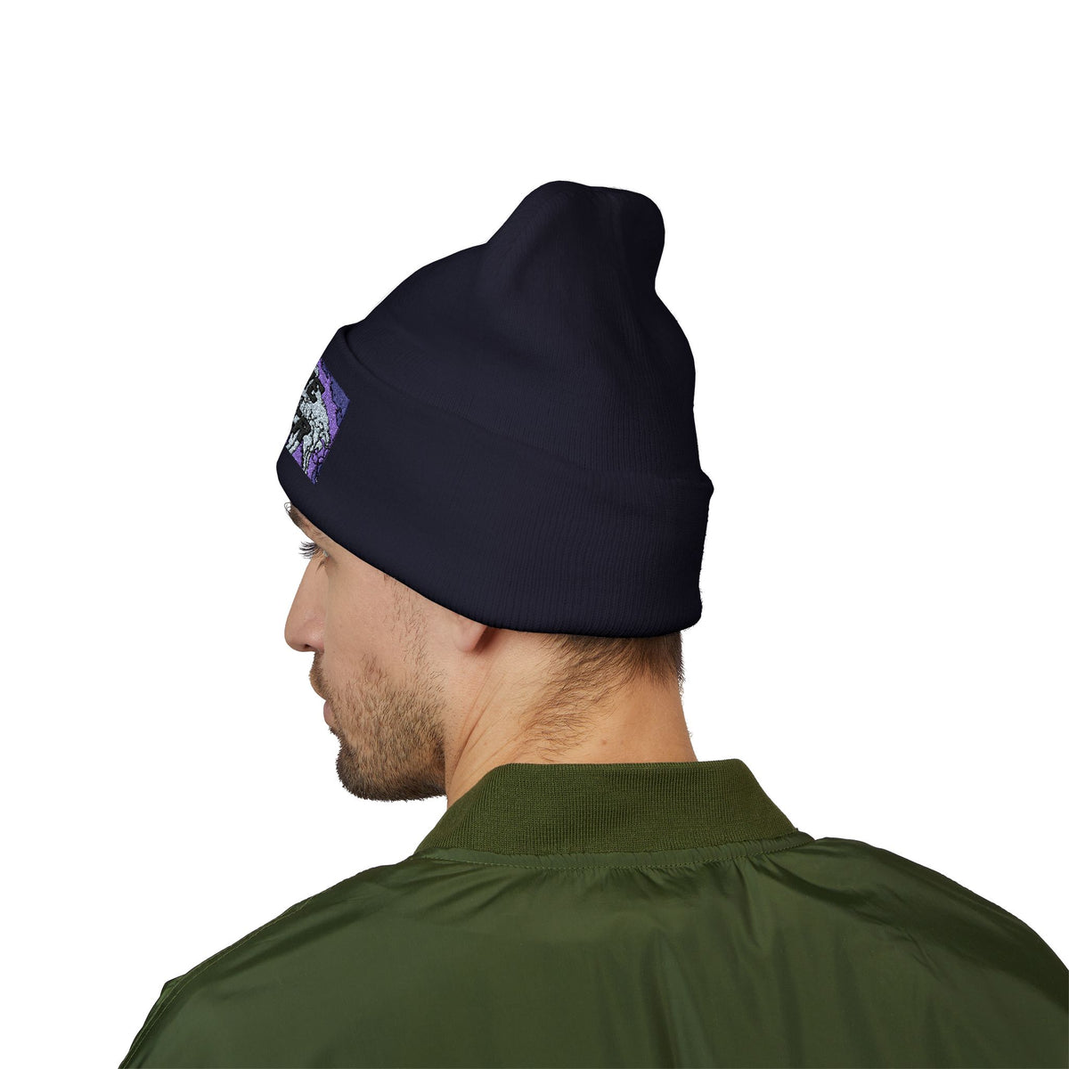 Embroidered Classic Cuffed Beanie - Cozy Streetwear Hat for All Seasons