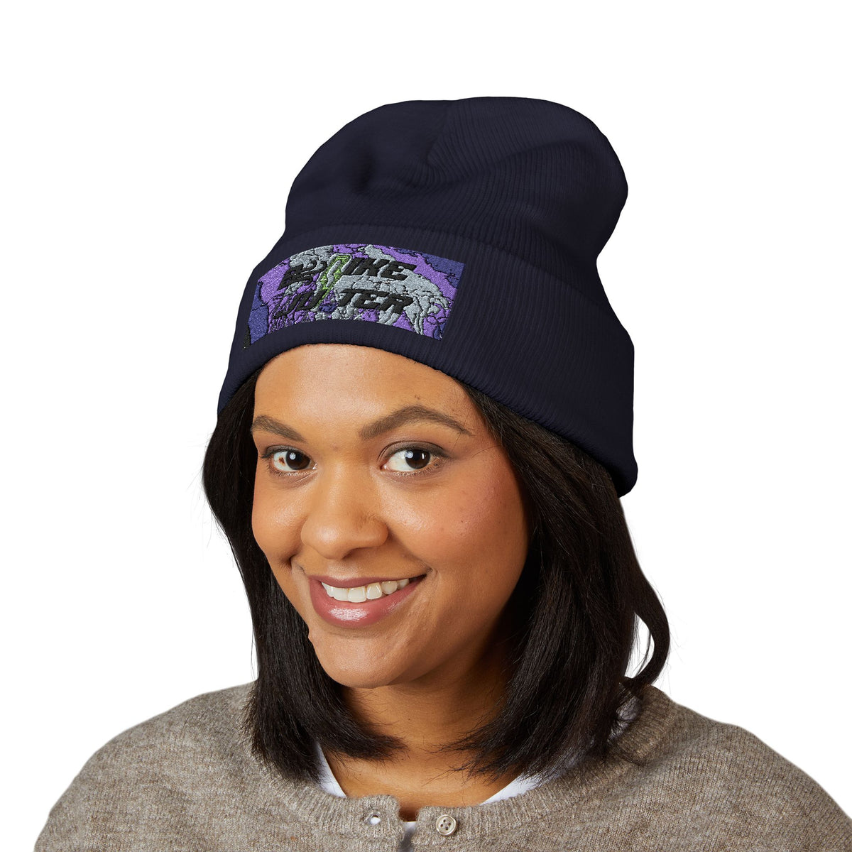 Embroidered Classic Cuffed Beanie - Cozy Streetwear Hat for All Seasons