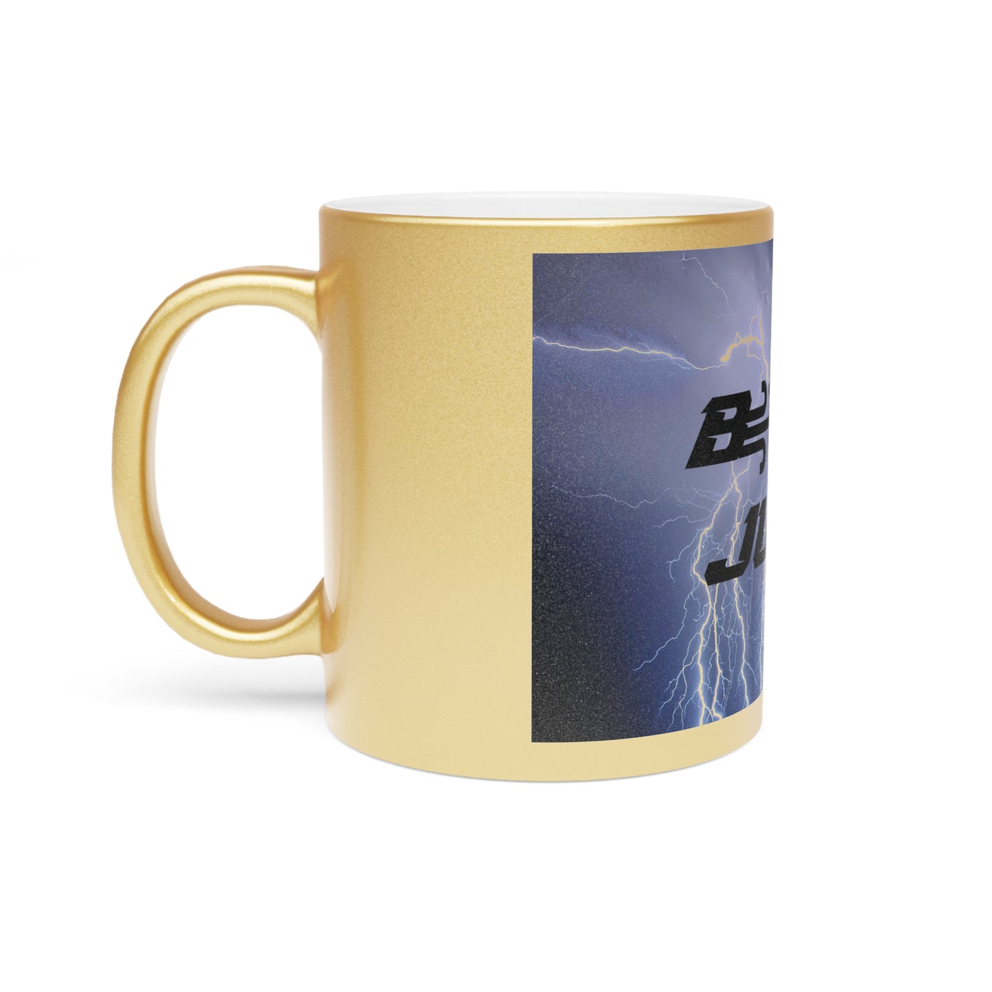 Metallic Mug — 'By Like Juater Logo mug