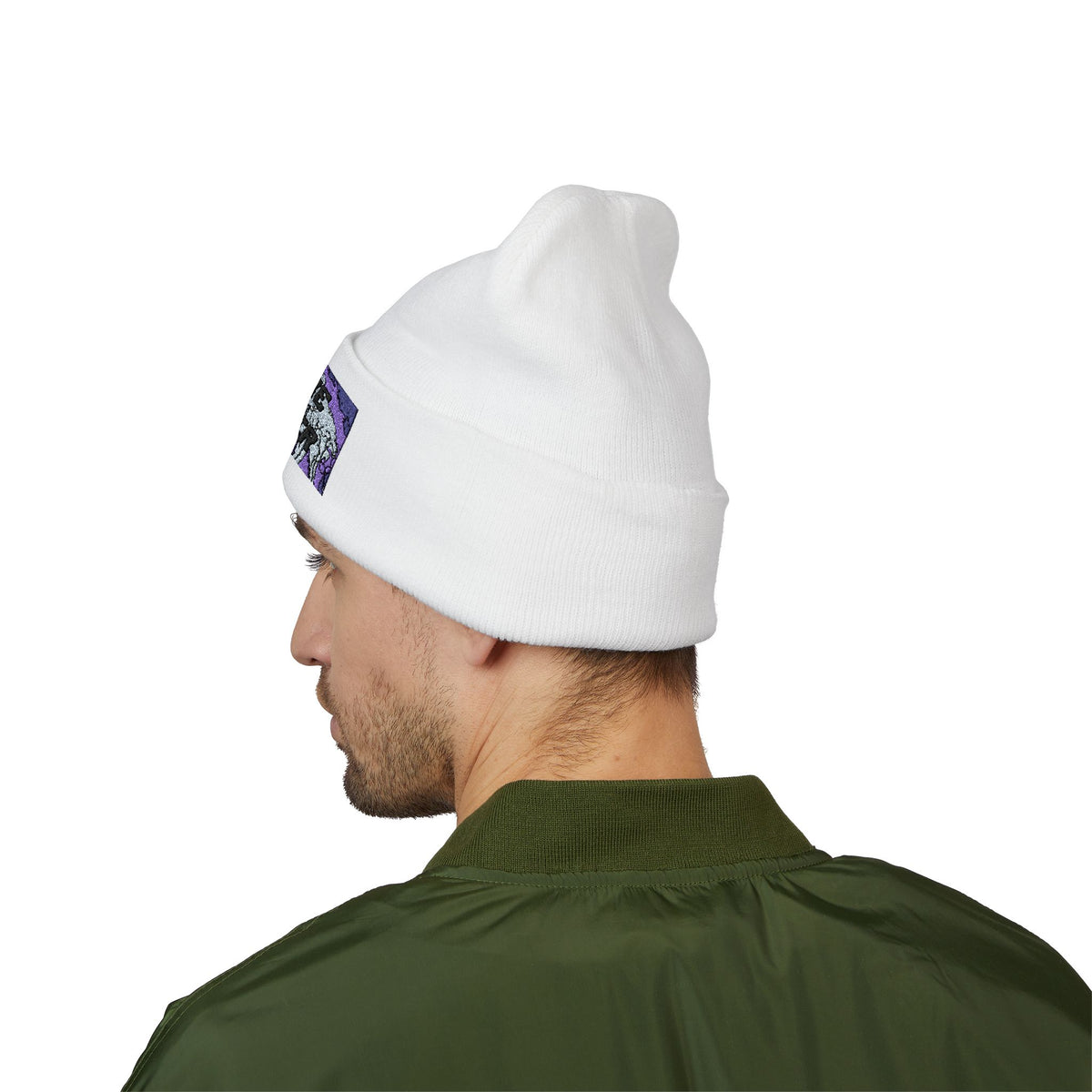 Embroidered Classic Cuffed Beanie - Cozy Streetwear Hat for All Seasons
