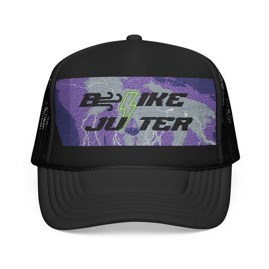 Foam Trucker BE LIKE JUATER Hat - Embroidered Cap for Trendsetters, Streetwear, Birthday Gift, Festival Fashion