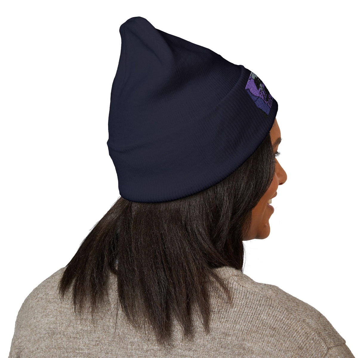 Embroidered Classic Cuffed Beanie - Cozy Streetwear Hat for All Seasons