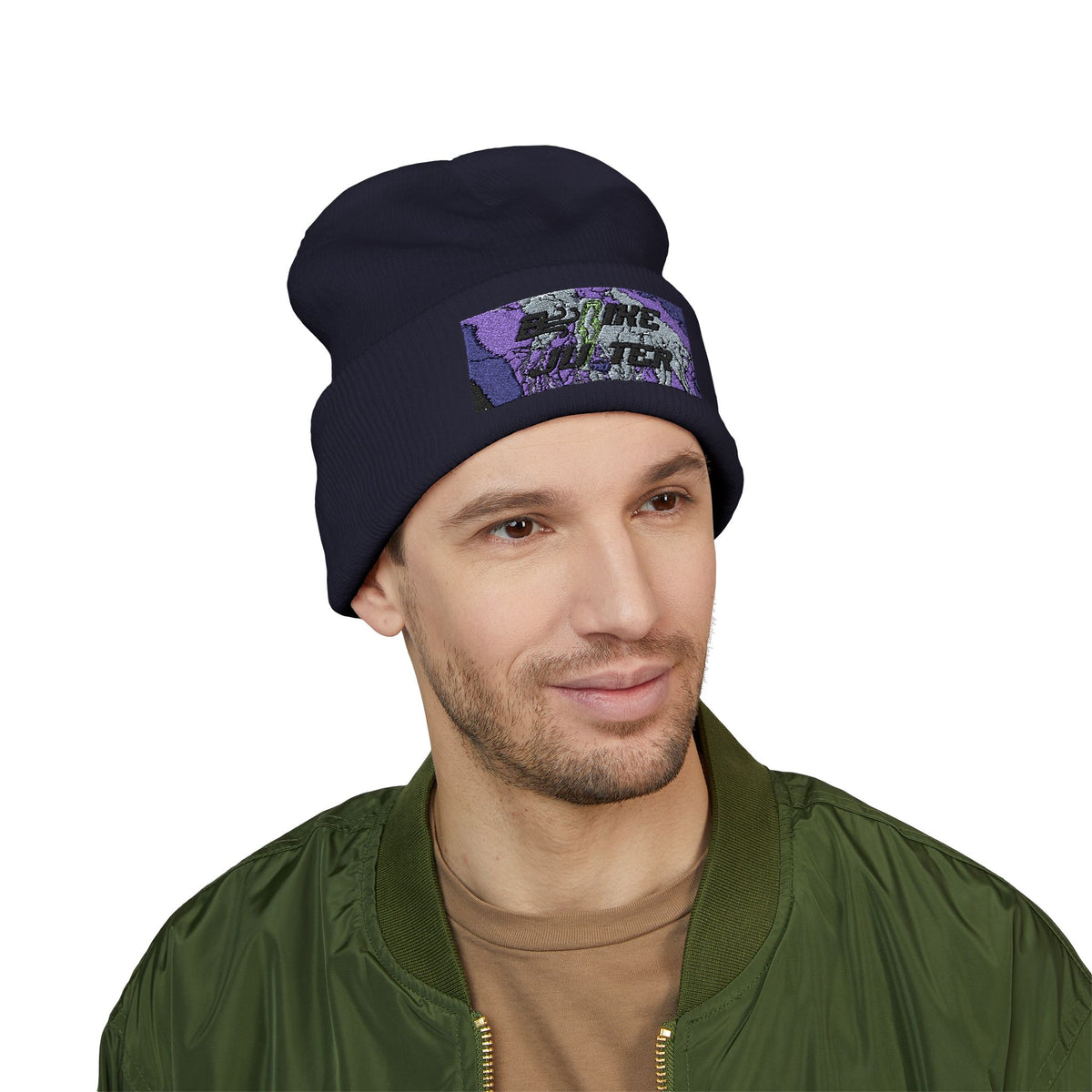 Embroidered Classic Cuffed Beanie - Cozy Streetwear Hat for All Seasons
