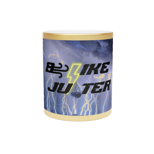 Metallic Mug — 'By Like Juater Logo mug
