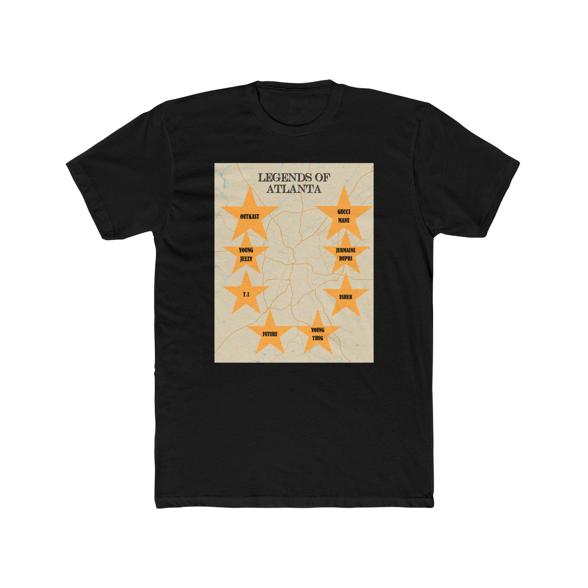 Legends of Atlanta Unisex Cotton Crew Tee - Celebrate Atlanta's Iconic Figures